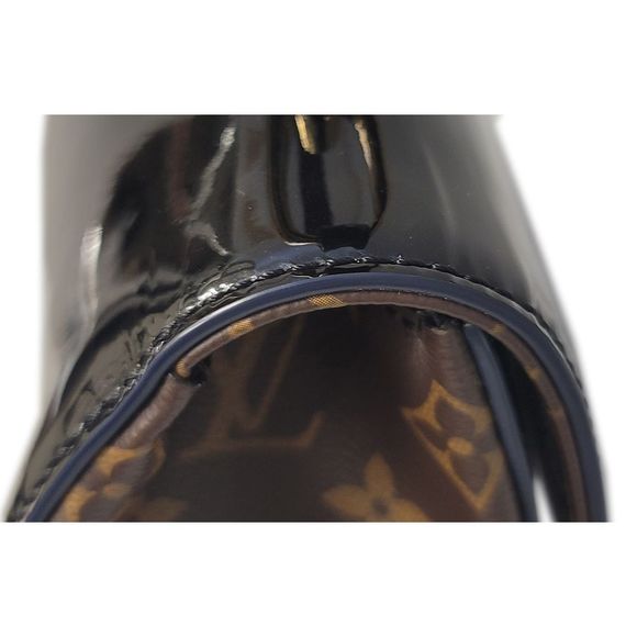 Louis Vuitton Monogram Vernis Cherry Wood PM Noir Black Handbag - Picture 8 of 16